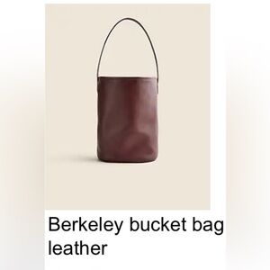 J. Crew Berkeley Bucket Bag in leather